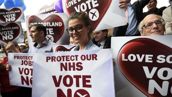 Los votantes deberán responder este jueves "Sí" o "No" a la pregunta: "¿Debería Escocia ser un país independiente?". (Reuters)
