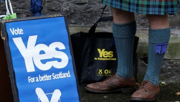 Escocia decide este 18 de septiembre si se independiza de Gran Bretaña o no. (Foto: Reuters)