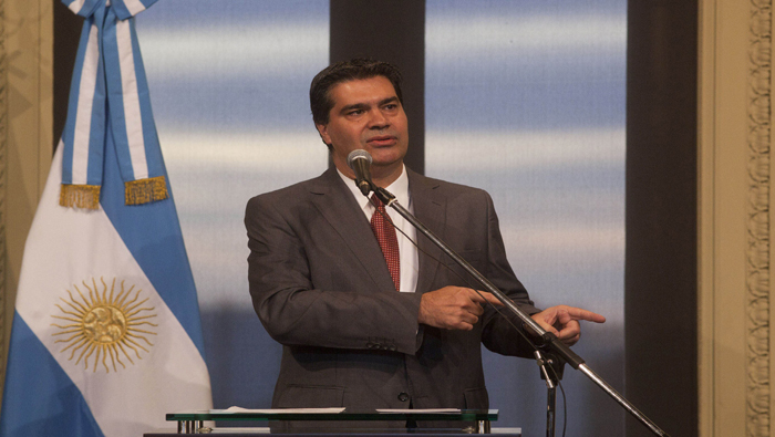 Jorge Capitanich, jefe del Gabinete argentino, asegura que  su país tiene recursos para afrontar futuros escenarios económicos (Foto: EFE)