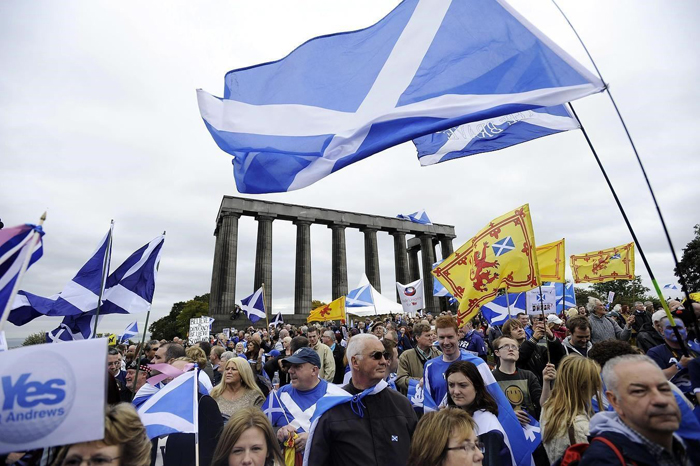Gran parte de los escoceses están determinados a lograr la independencia del Reino Unido (Foto:EFE)