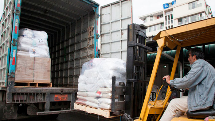 Ecuador envió a Gaza 48 toneladas de ayuda humanitaria. (Foto: El Ciudadano)