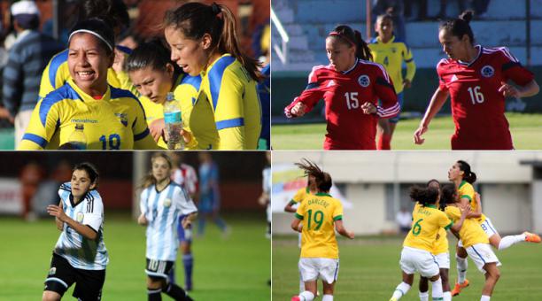 Ecuador, Colombia, Brasil y Argentina jugarán el cuadrangular final de la Copa América femenina 2014. (Foto: Archivo)
