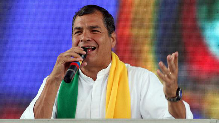 Correa señaló que le merece inmensa alegría los resultados electorales de estas tres naciones. (Foto: @enlaceciudadano)