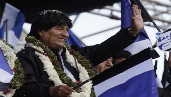 Evo Morales conmemorará los 189 Aniversario de Bolivia. Reuters. 