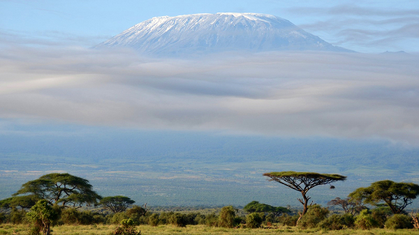 “Niebla alrededor de Kilimanjaro”. Parque Nacional de Amboseli, Kenia, por Juan Manuel Aguilera Angulo