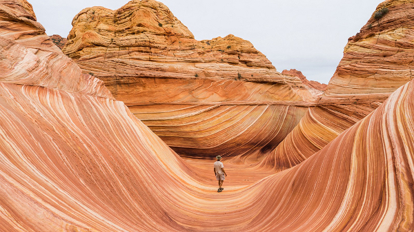 La ola, Arizona, EE.UU., por Takashi Nakagawa
