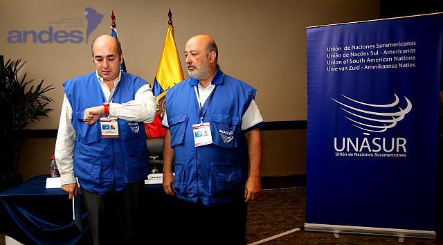 La misión de observadores de Unasur está formada por 26 personas. (Foto: Andes)
