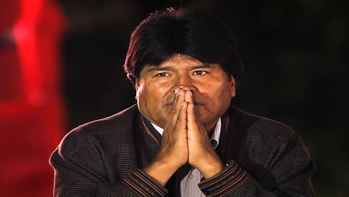 Morales hizo llegar su pesar a los afectados por el terremoto (Archivo)