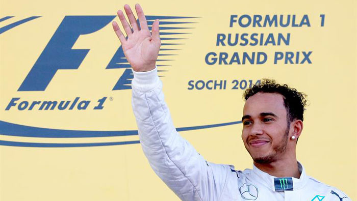 Hamilton se impuso en la carrera celebrada en Rusia