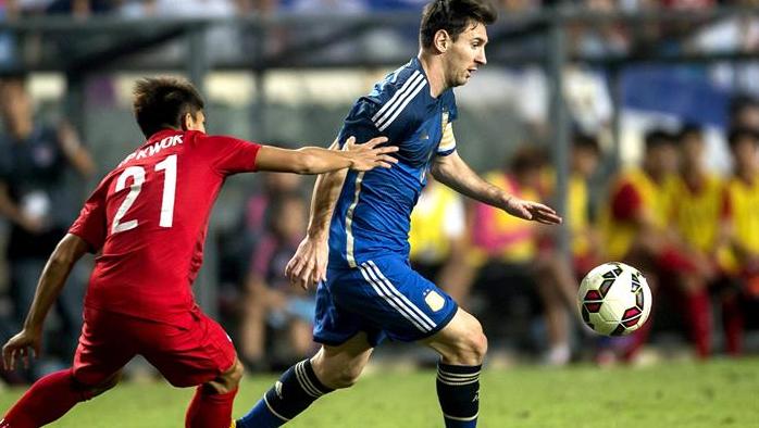 Argentina golea 7-0 a Hong Kong en partido amistoso