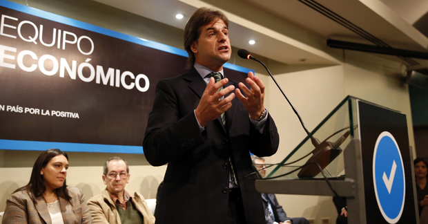 Luis Lacalle Pou es el candidato del Partido Nacional (Foto: Reuters)