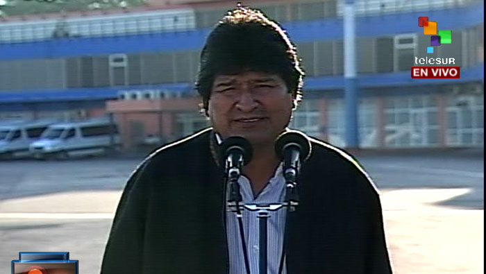 El jefe de Estado boliviano debatirá en torno a estrategias para erradicar el ébola de la región. (Foto: teleSUR)