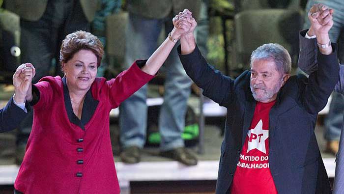 Rousseff y Lula Da Silva denuncian una cobertura 
