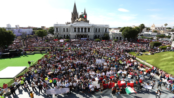 México ha sido escenario de marchas y protestas desde la desaparición de los estudiantes (Foto: EFE)