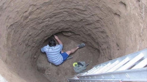 Un paleontólogo argentino encontró los restos cuando cavaba un pozo en su casa. (Foto: diariolaprovinciasj.com)