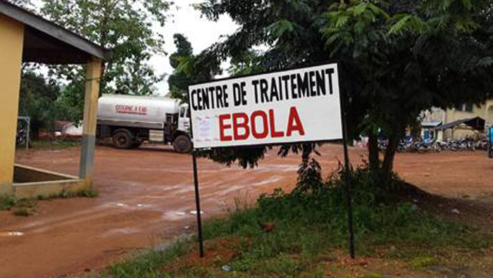Uno de los dos centros de tratamiento de Ébola de Guinea a cargo de Médicos Sin Fronteras. (Foto: Unicef)