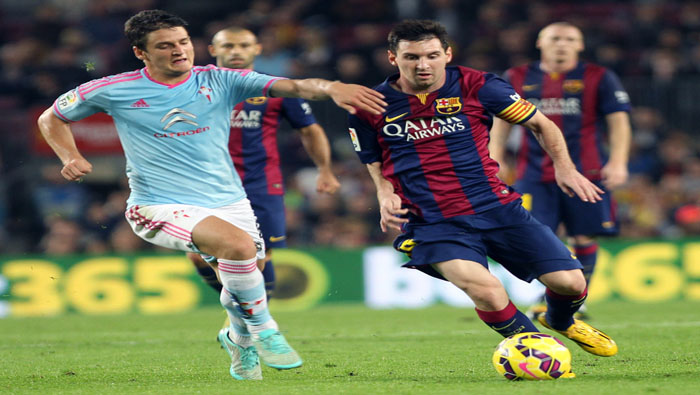 Lionel Messi, del Barcelona, no pudo conseguir un gol (Foto: EFE)