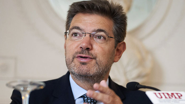 Rafael Catalá, ministro de Justicia español. (Foto: EFE)