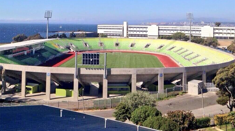 Estadio Elías Figueroa, ubicado en Valparaiso. Capacidad: 23 mil espectadores.