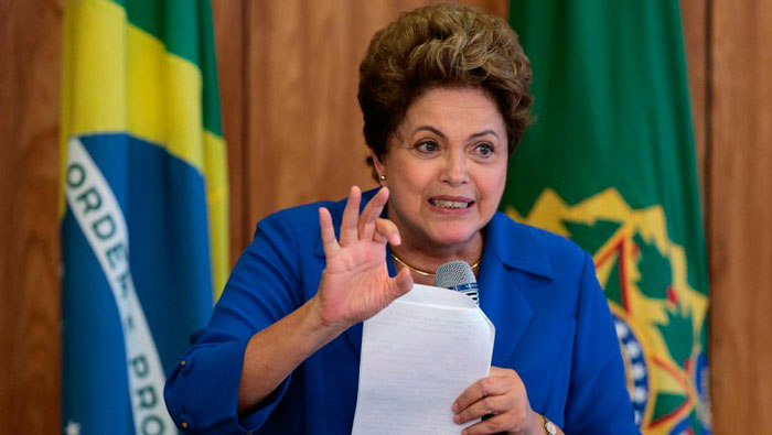 La presidenta de Brasil, Dilma Rousseff, inicia su segundo mandato