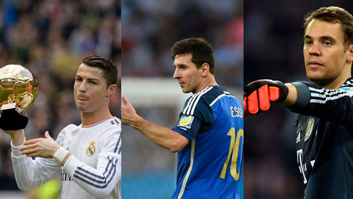 Los previos ganadores del Balón de Oro de la FIFA son Lionel Messi y Cristiano Ronaldo. (Fuente: www.telecinco.es).