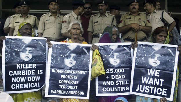 Las víctimas piden una mayor indemnización, así como también se cumpla con la justicia india.