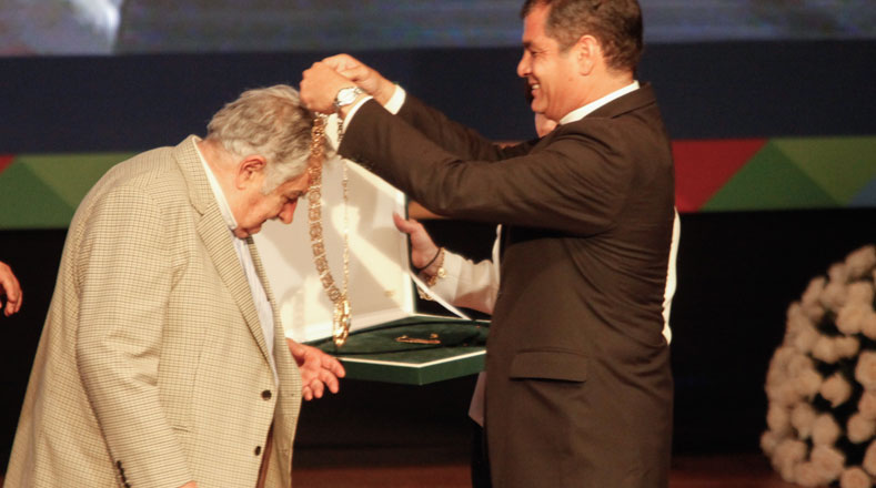 José "Pepe" Mujica recibió la Orden Nacional al Mérito en grado de Gran Collar