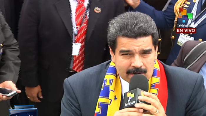 El jefe de Estado de Venezuela, Nicolás Maduro. (Foto: teleSUR)