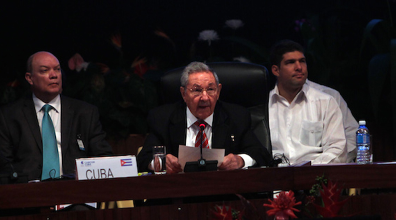 El discurso inaugural estuvo a cargo del presidente de Cuba Raúl Castro.