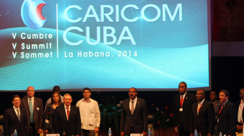 El presidente Raúl Castro ratificó el compromiso de Cuba de cooperar con los países del Caribe. 