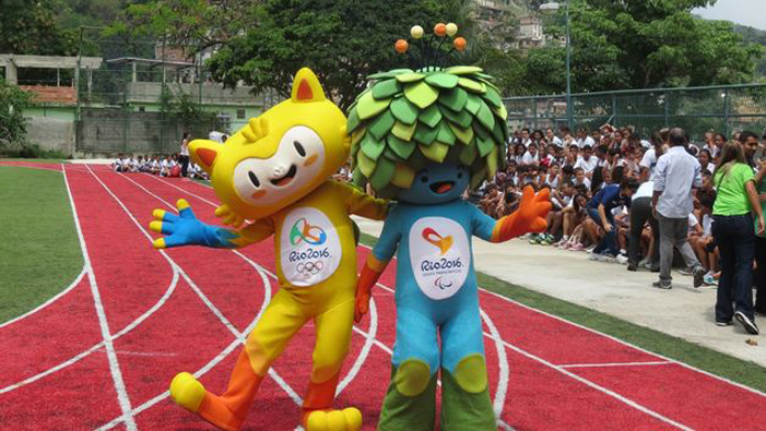 Las mascotas Vinicius y Tom representan la flora y la fauna de Brasil. (Foto: Teinteresa.es)