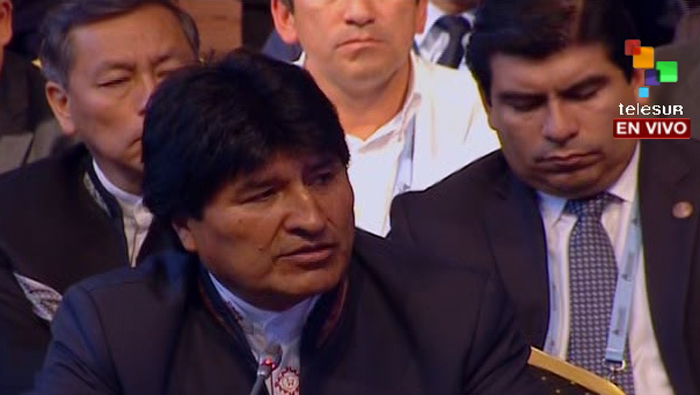Evo Morales llamó a mantener la integración económica entre los países miembros de Mercosur.