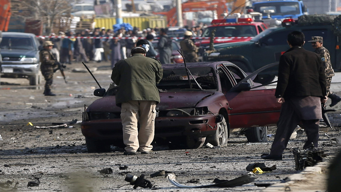 Los atentados con coches bomba ocurren con frecuencia en Kabul.