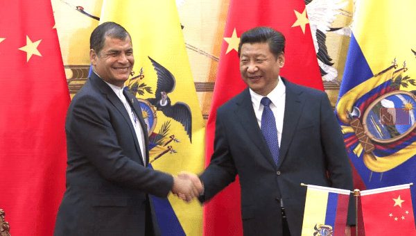 Ecuador and China have deemed their relationship "strategic" 