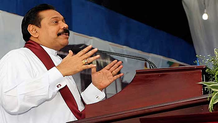 Rajapaksa emitió un breve mensaje a la nación luego de conocerse los resultados de los comiciones