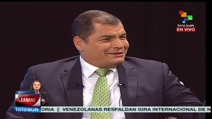 El presidente Rafael Correa informó que pese a intentos desestabilizadores, Ecuador ha crecido socialmente. (Foto: teleSUR)