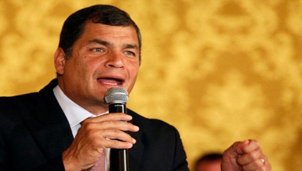 Rafael Correa celebra que Ecuador reciba la presidencia pro témpore de la Celac. (Foto: Cuba Debate)