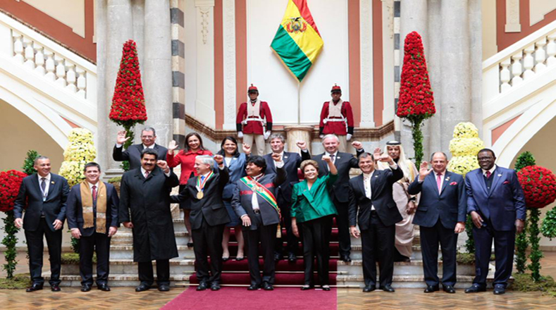 Presidentes de la región participaron en la toma de posesión de Gobierno del presidente Evo Morales, el cual denota la integración suramericana