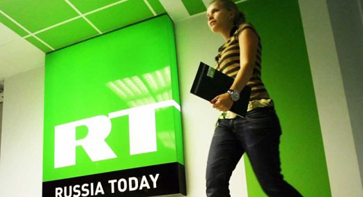 La cadena de noticias en Rusia fue criticada por sus trasmisiones informativas.
