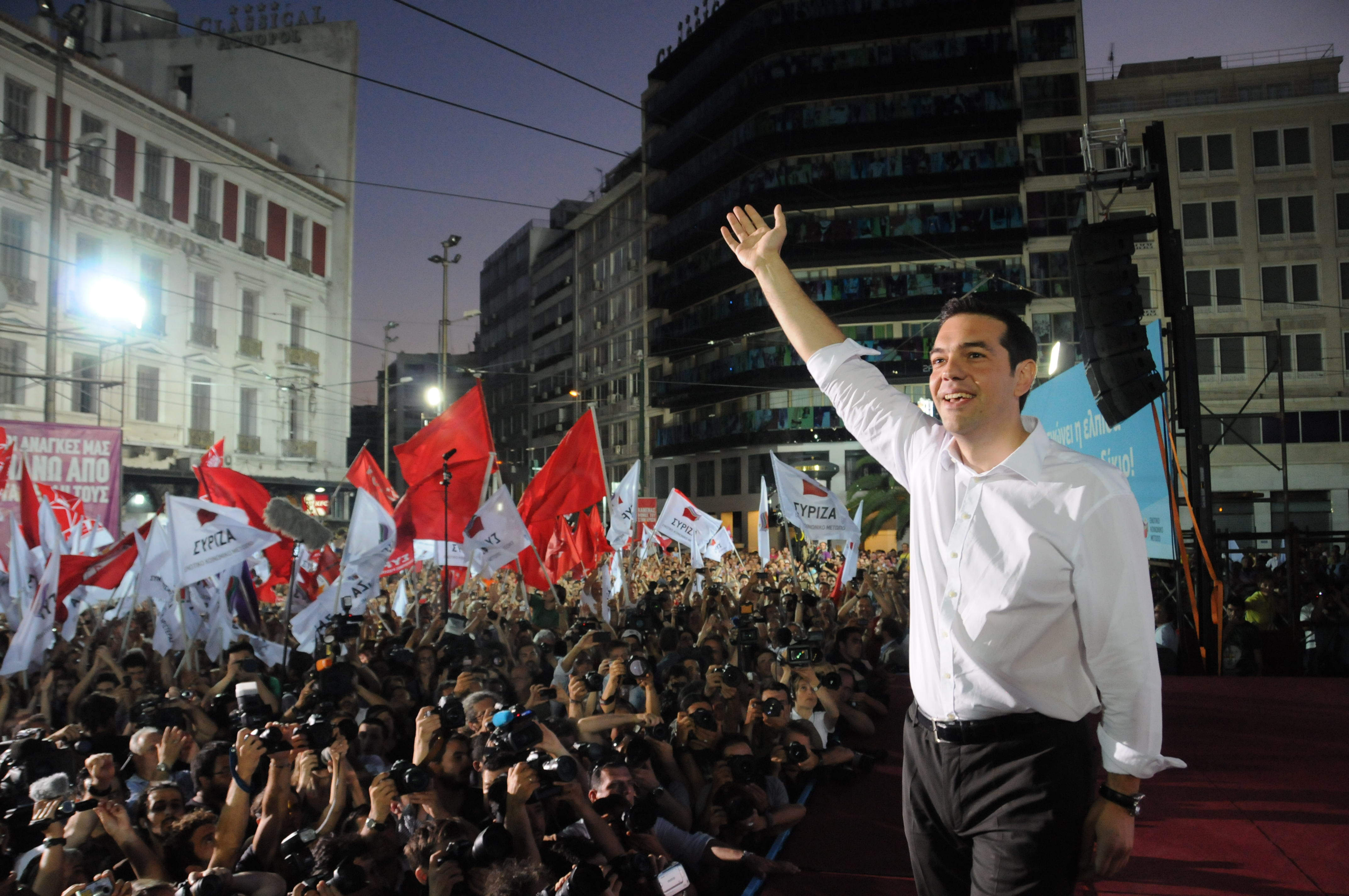 Syriza podría ganar las elecciones según las encuestas.
