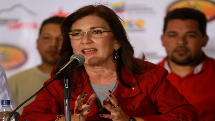 Jacquelina Farías, ministra de Comunicación de Venezuela.