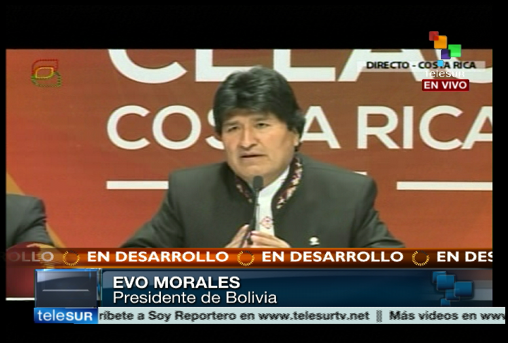 El mandatario boliviano resaltó los logros económicos alcanzados bajo el sistema político del socialismo.