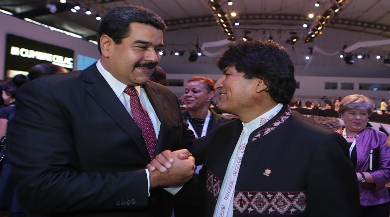 El presidente de Venezuela, Nicolás Maduro sostuvo encuentros con su homólogo Evo Morales en el marco de la cumbre CELAC. 