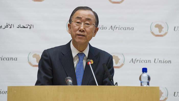 Ban Ki-moon participó en la 24ª Cumbre de la Unión Africana.