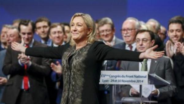 Marine Le Pen, Francia, líder del Derechista partido político Frente Nacional