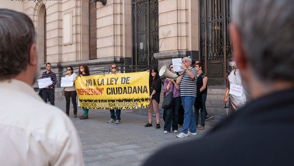 Ciudadanos de Zaragoza dijeron no a la represión
