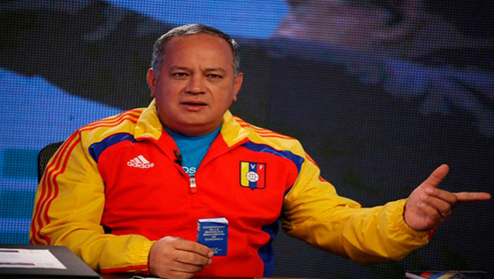 El presidente de la AN de Venezuela, Diosdado Cabello, pidió al pueblo estar alerta.