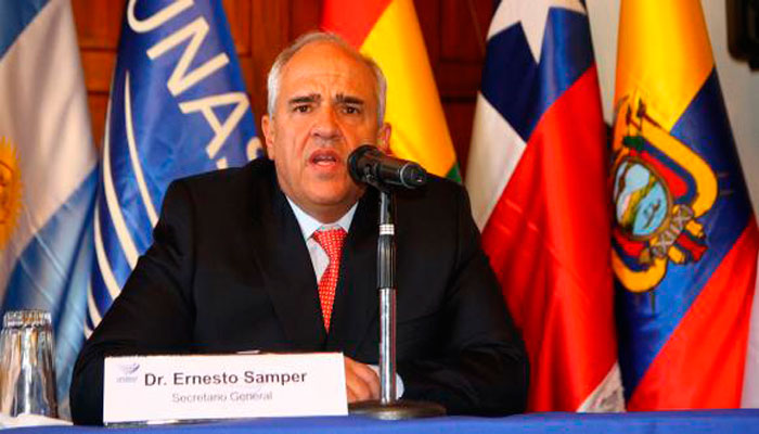 Samper también expresó sus buenos augurios por los Diálogos de Paz que se desarrollan en Cuba.
