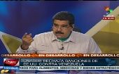 El presidente venezolano condenó los planes de EE.UU. contra su Gobierno constitucional. (Foto: teleSUR)