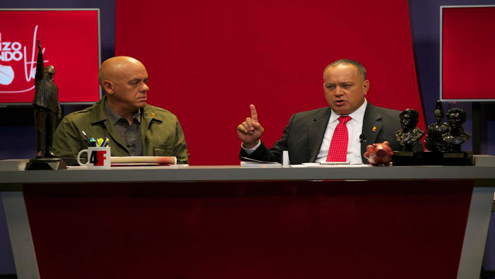 Rodríguez y Cabello reiteraron el llamado a la paz